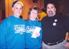  Frank & Lois Roucco with Mike Margiotta.  Frank & Lois were close friends of Chuck and the driving force behind the 1st Annual Lt. Charles Margiotta Memorial Soccer Tournament.
