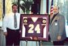  Mike & Charlie Margiotta at Farrell HS Football dinner to retire Chuck's number 24.