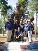  Members of the Sports Alliance, responsible for the concept and mission of completing the statue dedication.