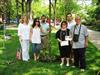  The Margiotta family at Tree Memorial at Brown University 2007...From left to right...Sister in Law, Pat, Niece Sarah, Brother Mike, Mom Molly, Nephew Michael, Father Charles.
