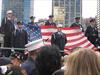  Opening ceremonies at Ground Zero 9-11-04